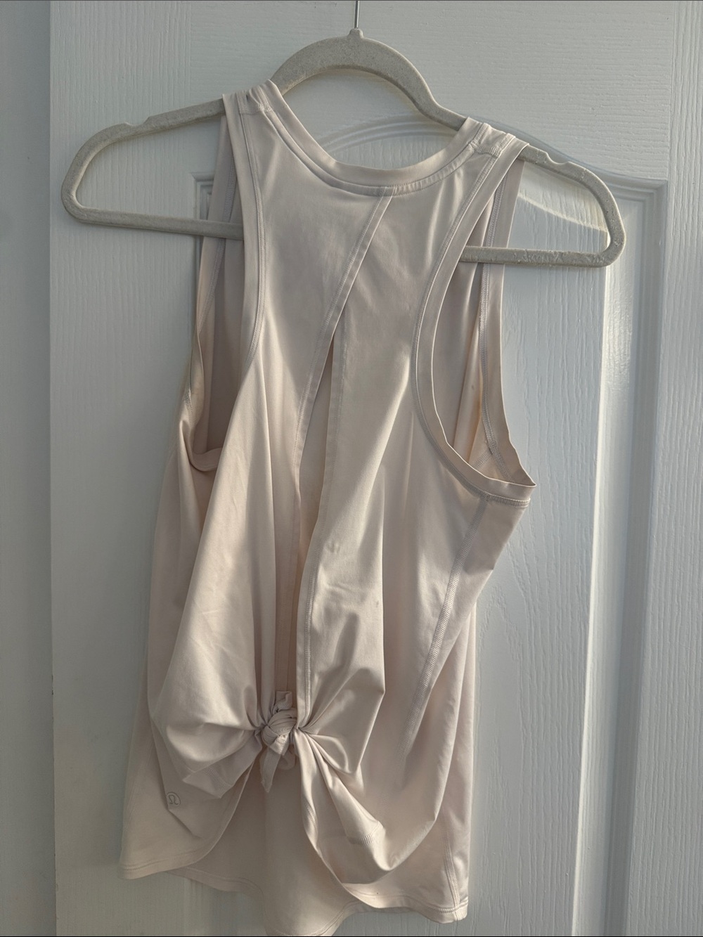 lululemon athletica Knot-Back Racer Tank - Cream